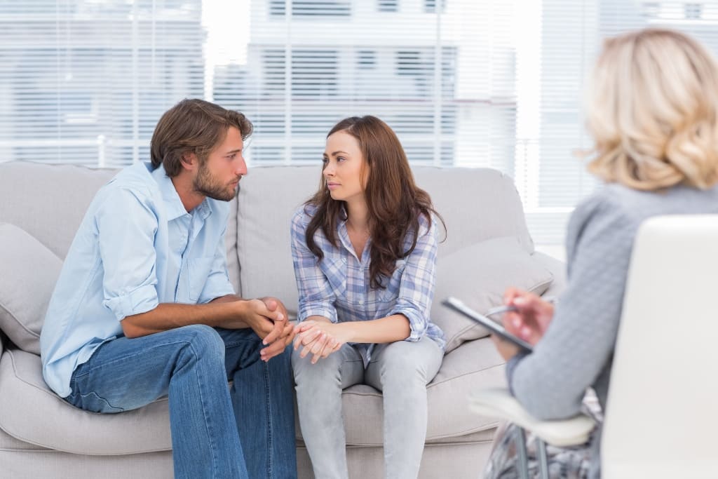 Lawyer Discussing With Her Client