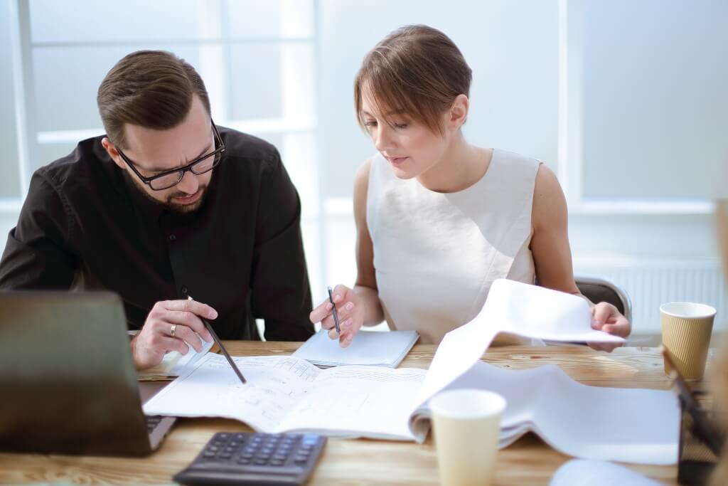 Lawyer Discussing With His Client